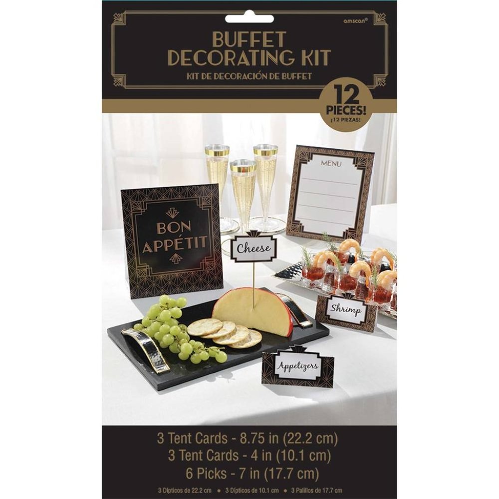Party Supplies Bon Appetit Buffet Decorating Kit